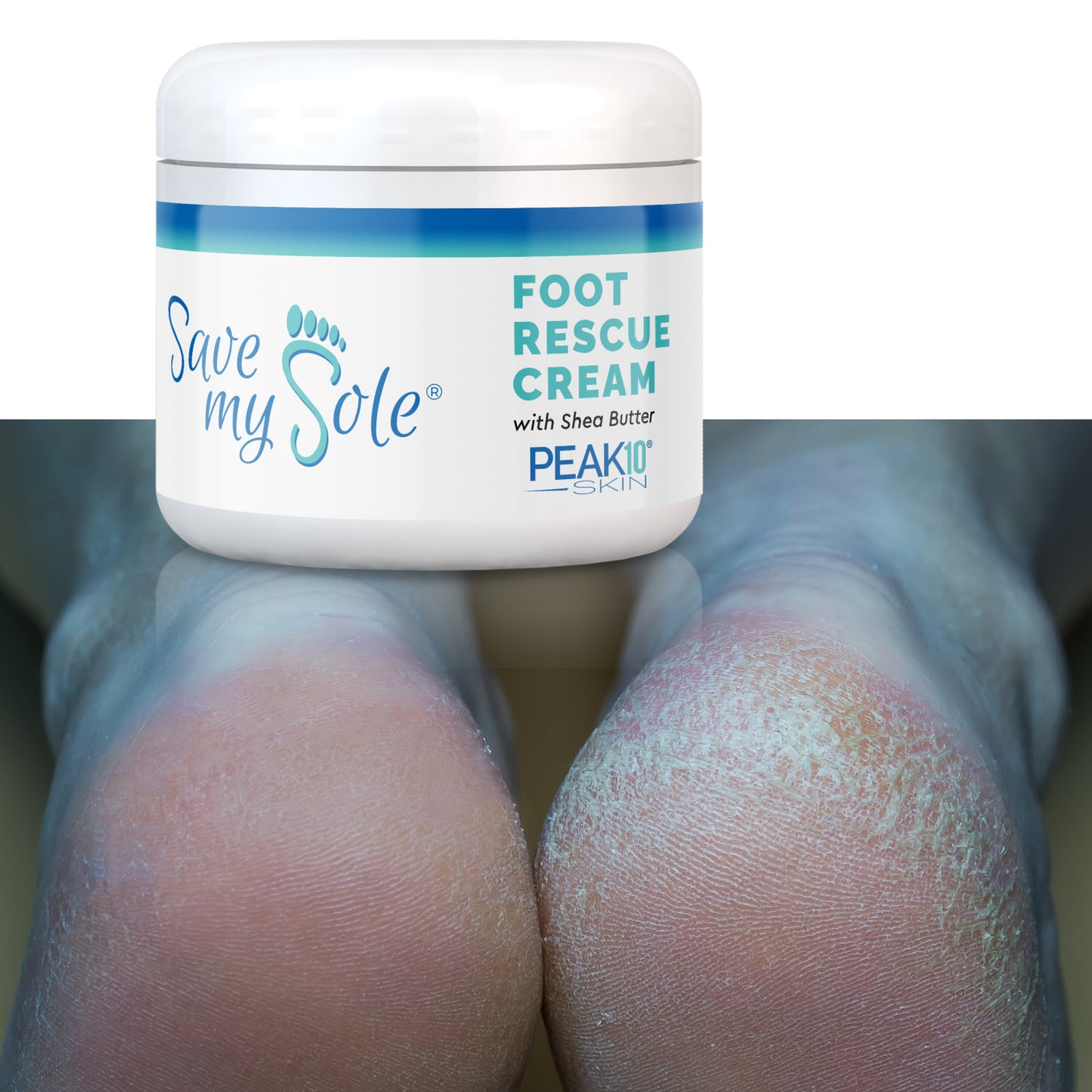 SAVE MY SOLE® foot rescue cream Duo (2) 4 oz.