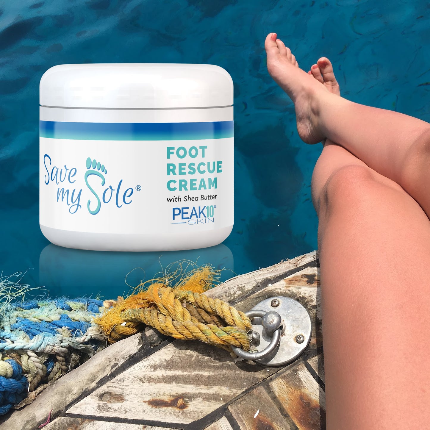 SAVE MY SOLE® foot rescue cream Duo (2) 4 oz.
