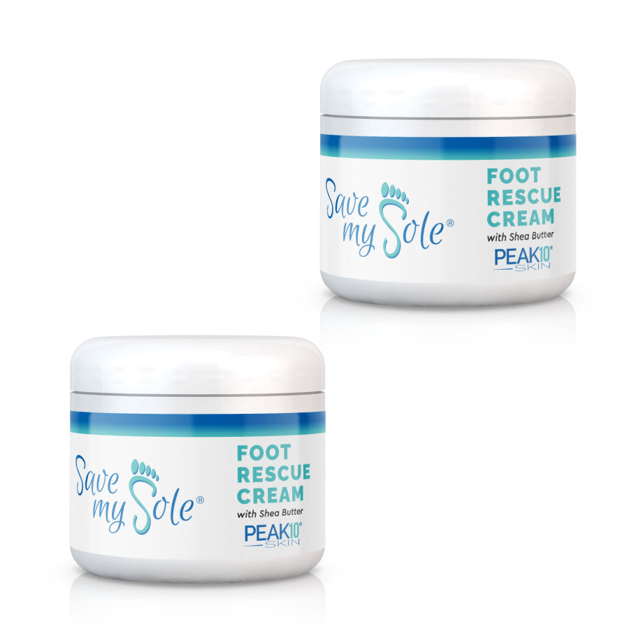SAVE MY SOLE® foot rescue cream Duo (2) 4 oz.