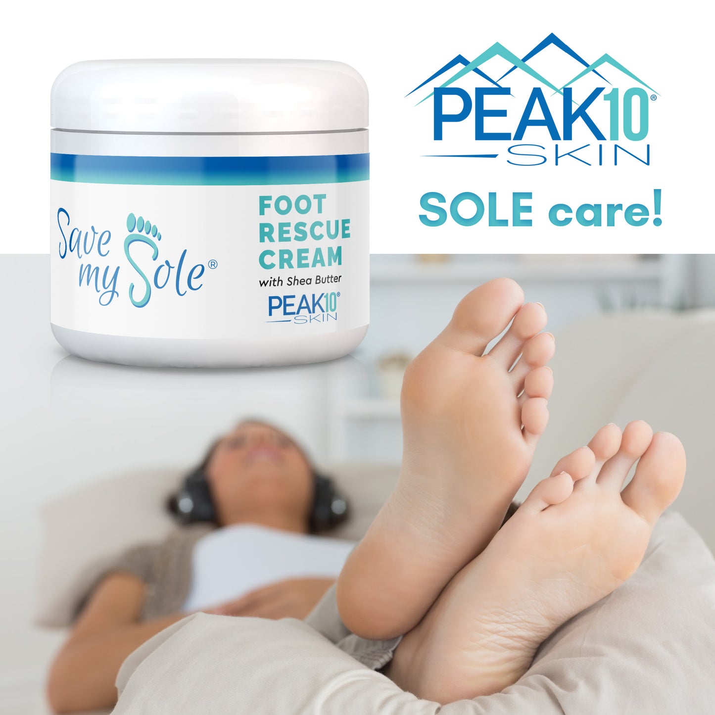 SAVE MY SOLE® foot rescue cream Duo (2) 4 oz.