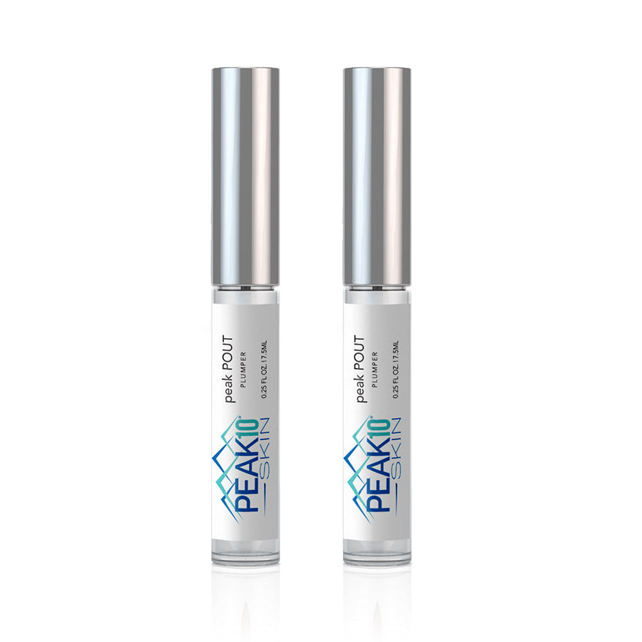 peak POUT lip plumper DUO .25oz ea.