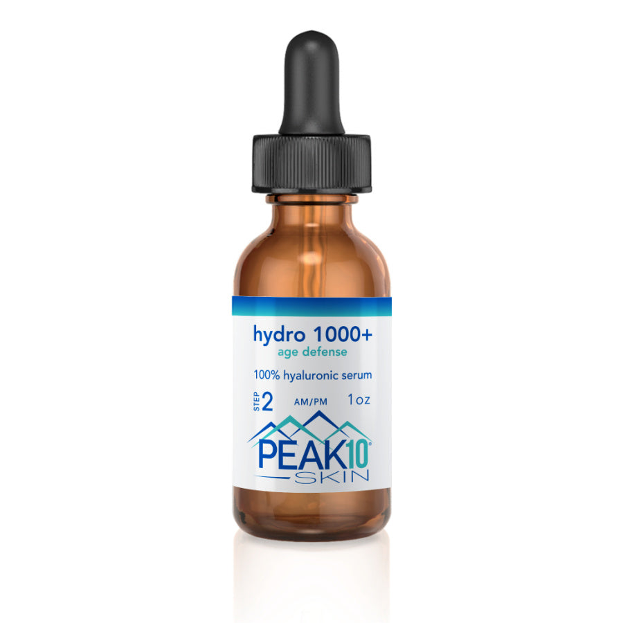 Peak 10 Skin Hydro 1000+ Age Defense Pure Hyaluronic Serum